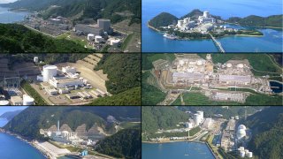 福井県内の原子力発電所の画像